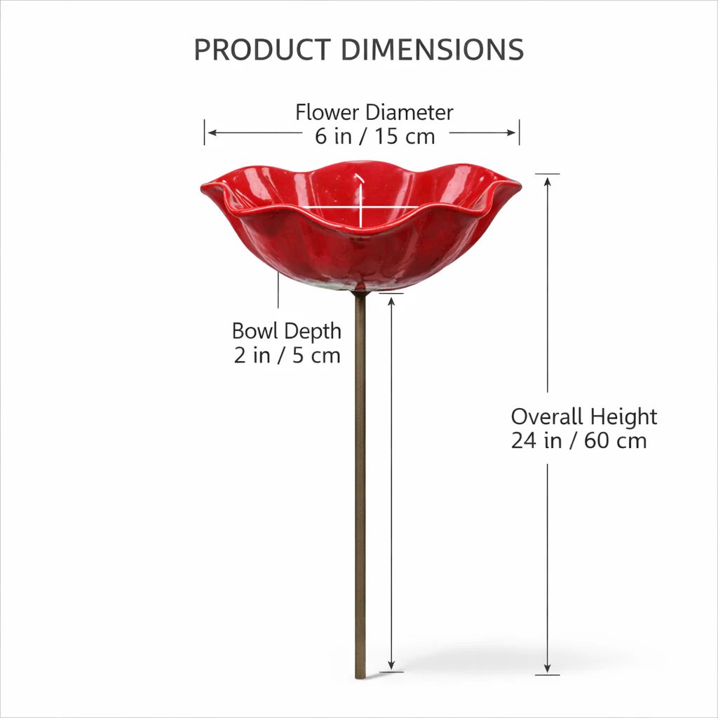 2026 Mother's Day Gifts-Handmade Metal Flower Garden Stake