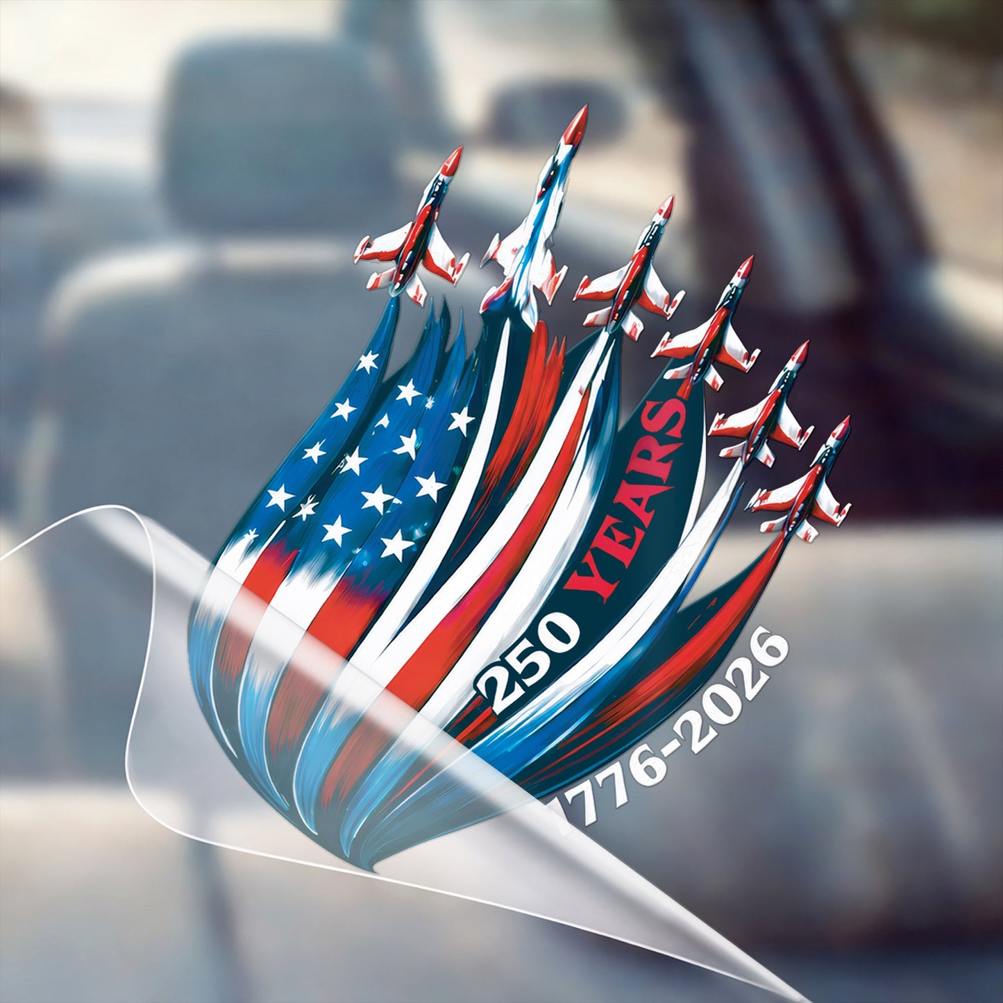 ๐ฅ LIMITED TIME OFFER - 250th Anniversary United States Of America High Quality UV DTF 3D Decal