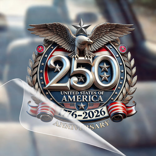 🔥 LIMITED TIME OFFER - 250th Anniversary United States Of America High Quality UV DTF 3D Decal