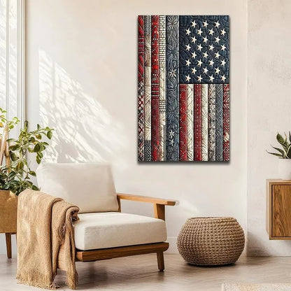 💎🇺🇸 American Flag DIY 5D Diamond Painting Kit❤️(Beginner-Friendly!)