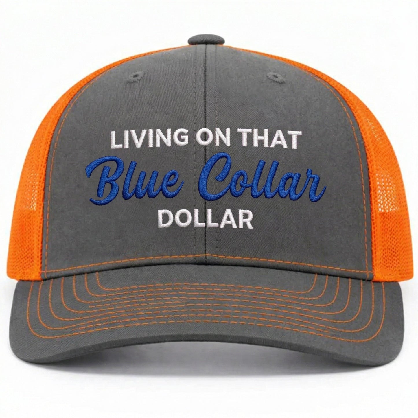 Blue Collar Dollar Trucker Hat🎁Buy 3 Free Shipping