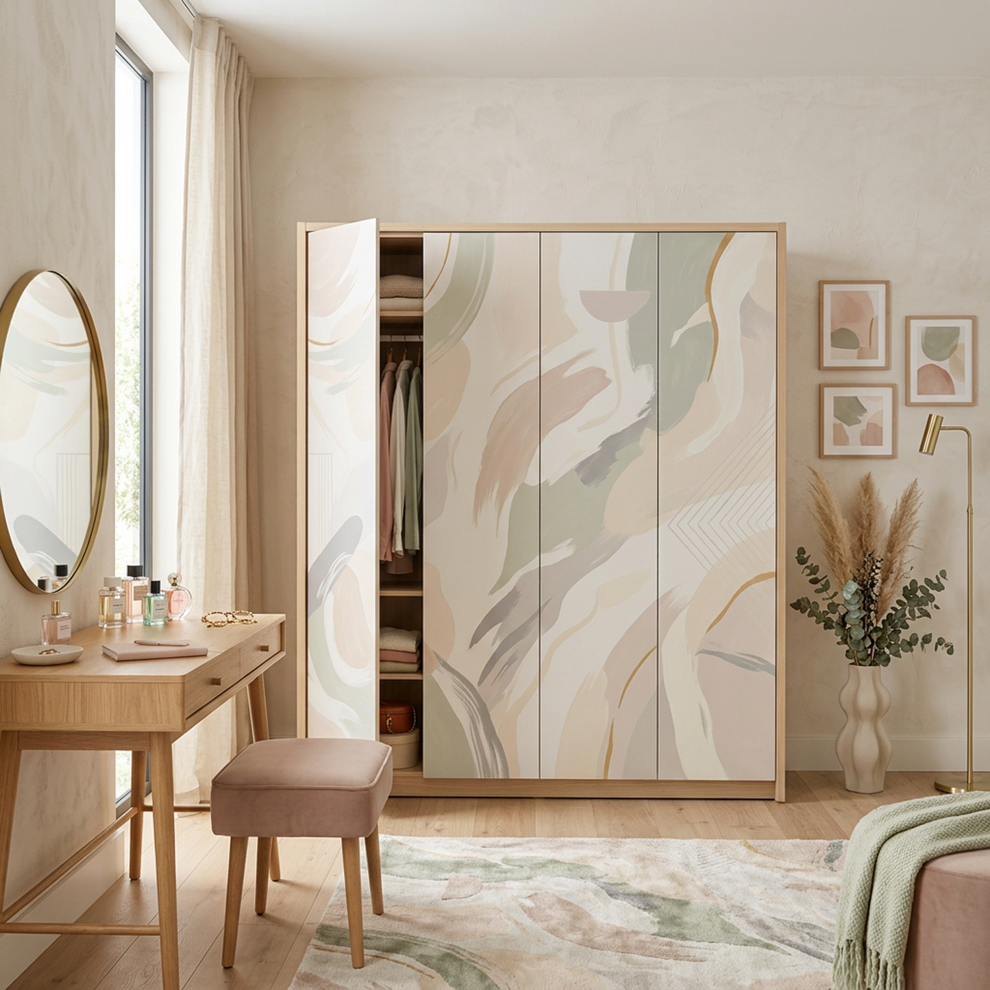 Modern Minimalist Art Wardrobe / Storage Cabinet