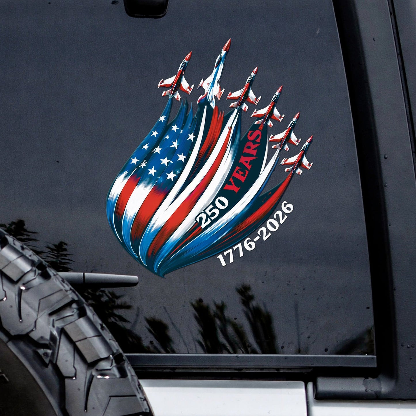 🔥 LIMITED TIME OFFER - 250th Anniversary United States Of America High Quality UV DTF 3D Decal