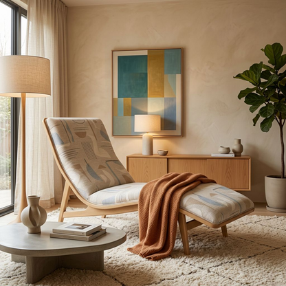 Modern Chaise Lounge Chair