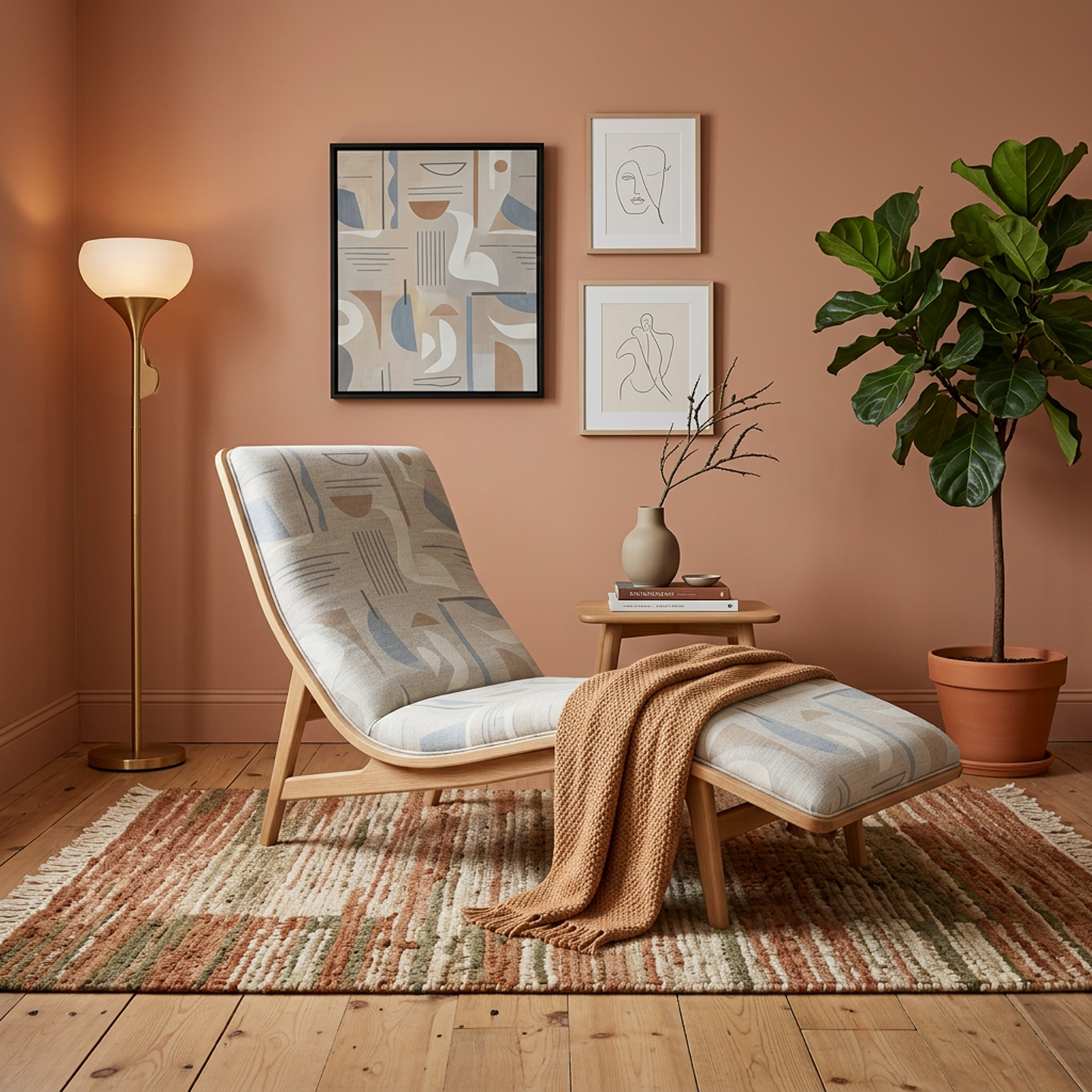 Modern Chaise Lounge Chair