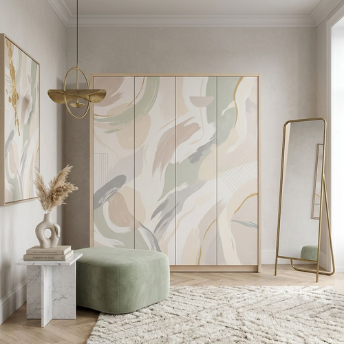 Modern Minimalist Art Wardrobe / Storage Cabinet