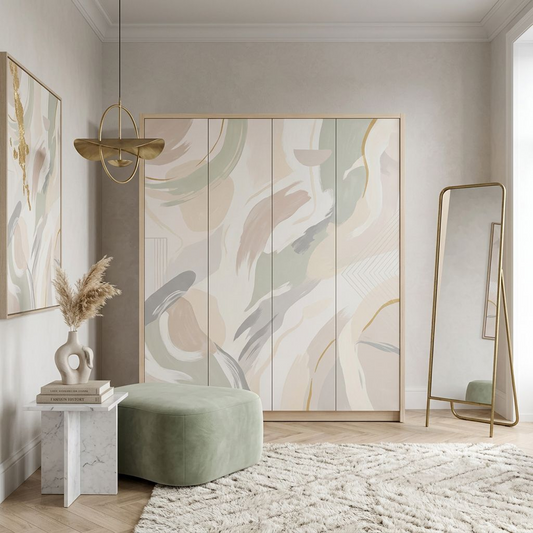 Modern Minimalist Art Wardrobe / Storage Cabinet