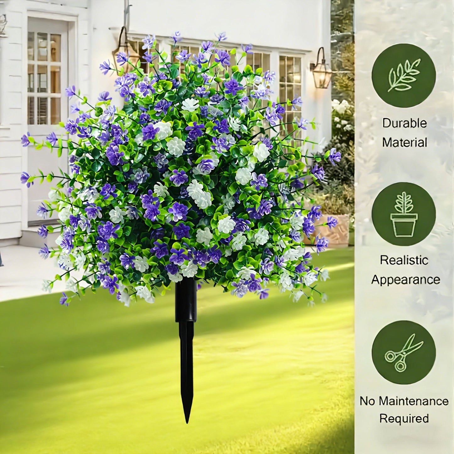 🌱🌱🌱artificial potted trees with ground stake