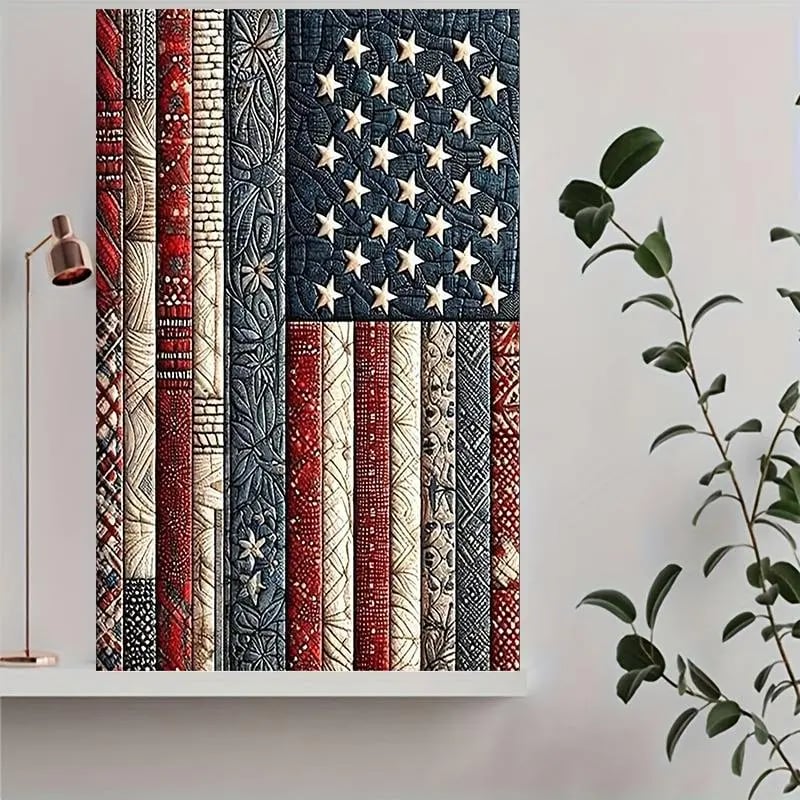 💎🇺🇸 American Flag DIY 5D Diamond Painting Kit❤️(Beginner-Friendly!)