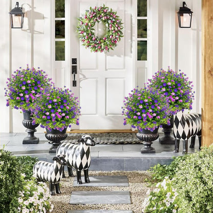 🌱🌱🌱artificial potted trees with ground stake